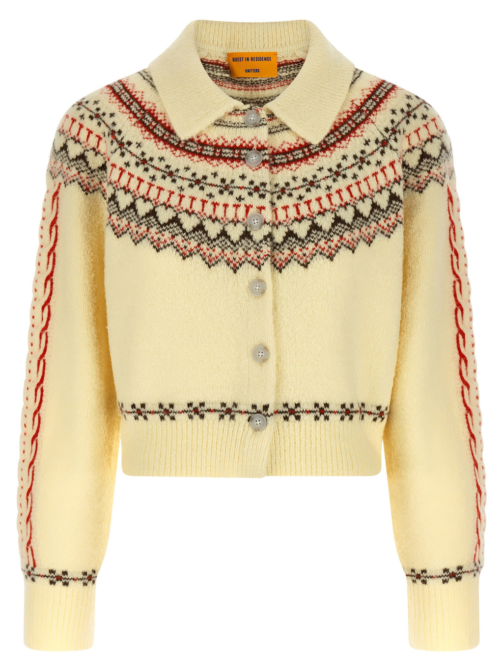Multicolor Wool Cardigan