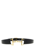 Black Calfskin Regular Belt