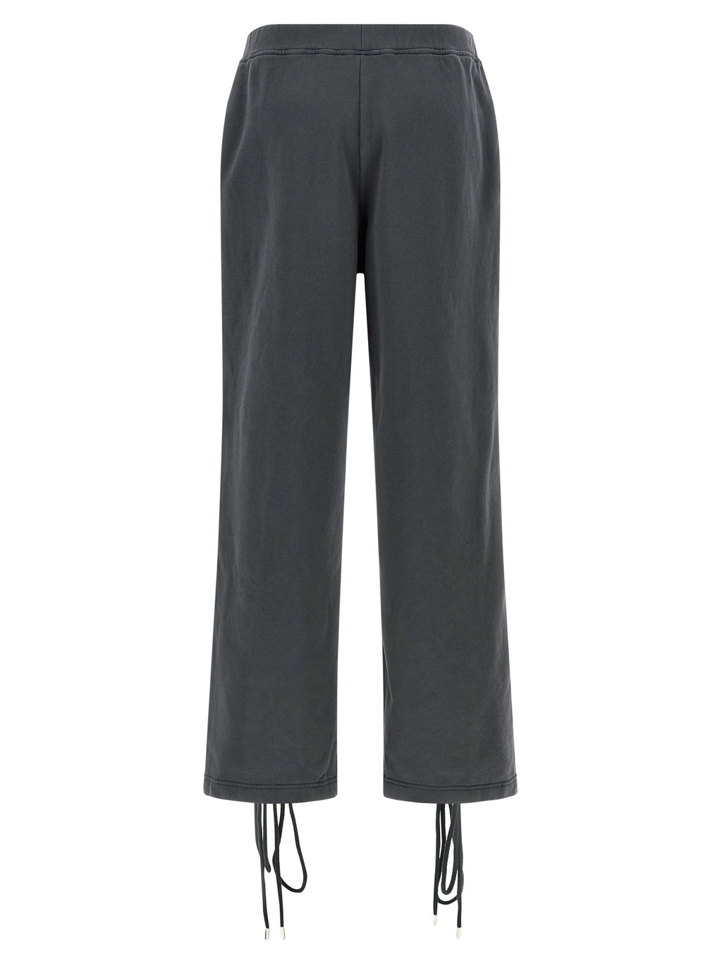 Gray Cotton Casual Pants