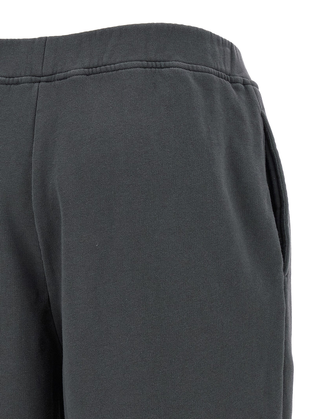 Gray Cotton Casual Pants