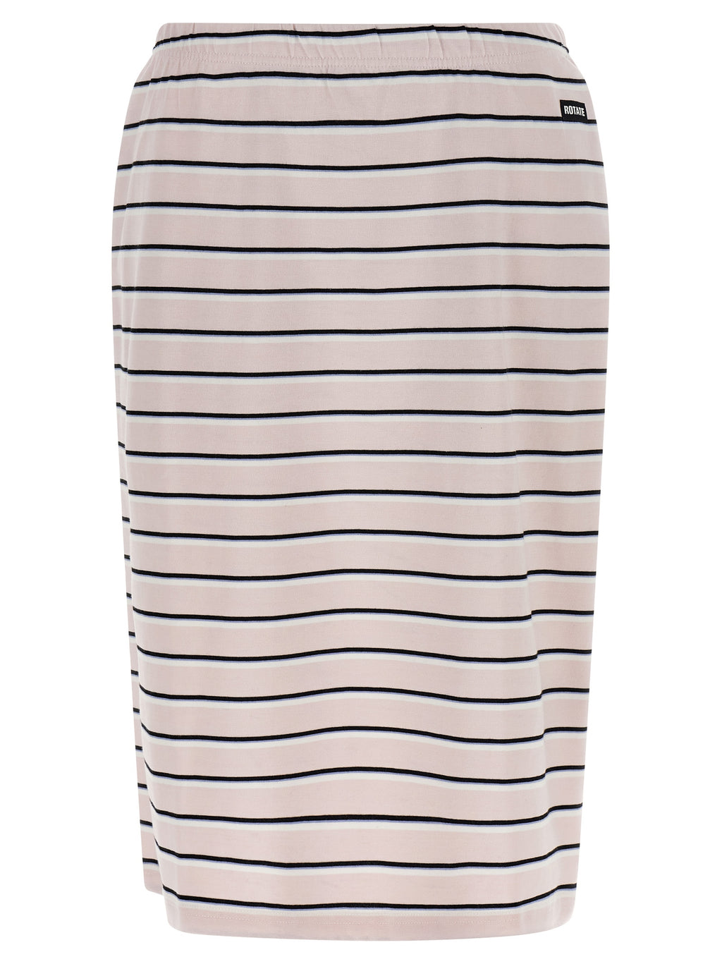 Multicolor Cotton Midi Skirt
