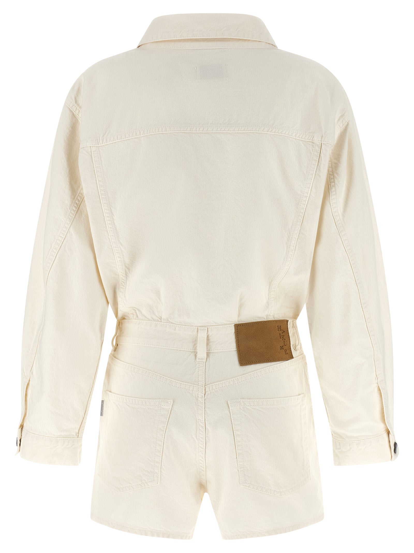 White Cotton Rompers