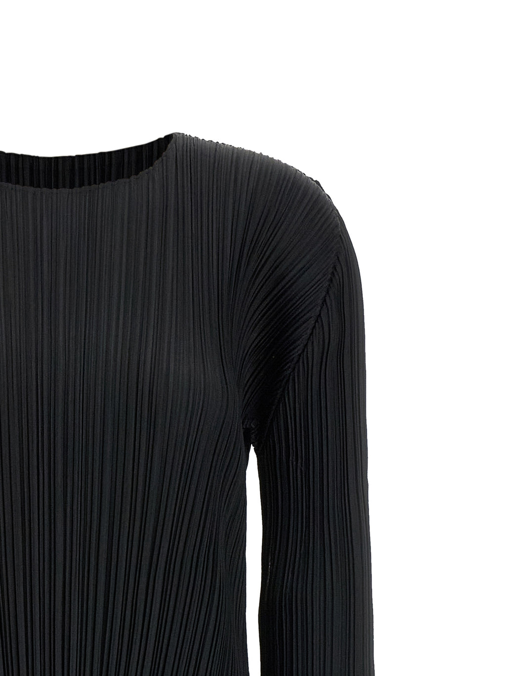 Black Polyester Midi Dress