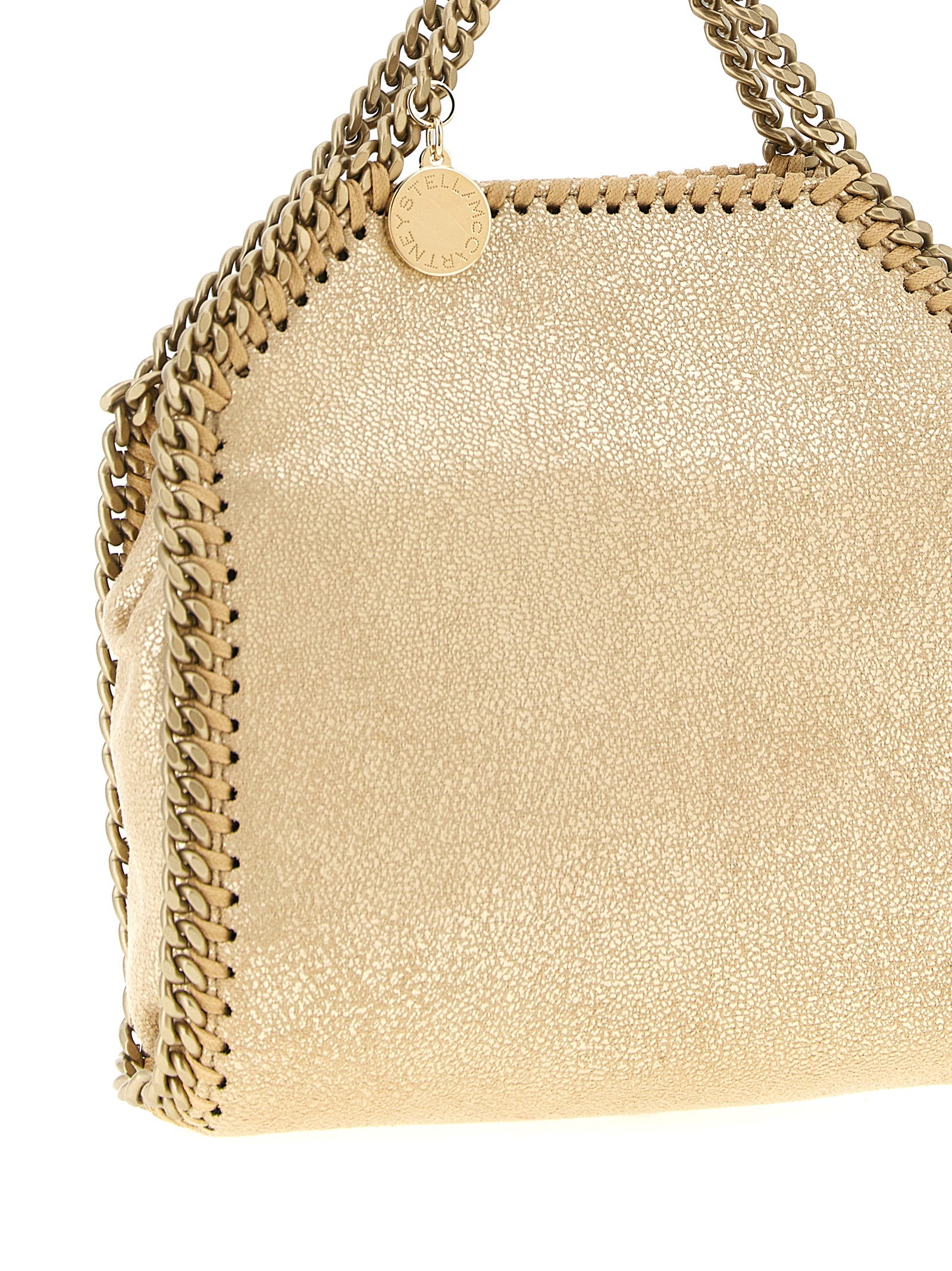 Gold Polyester Handbag