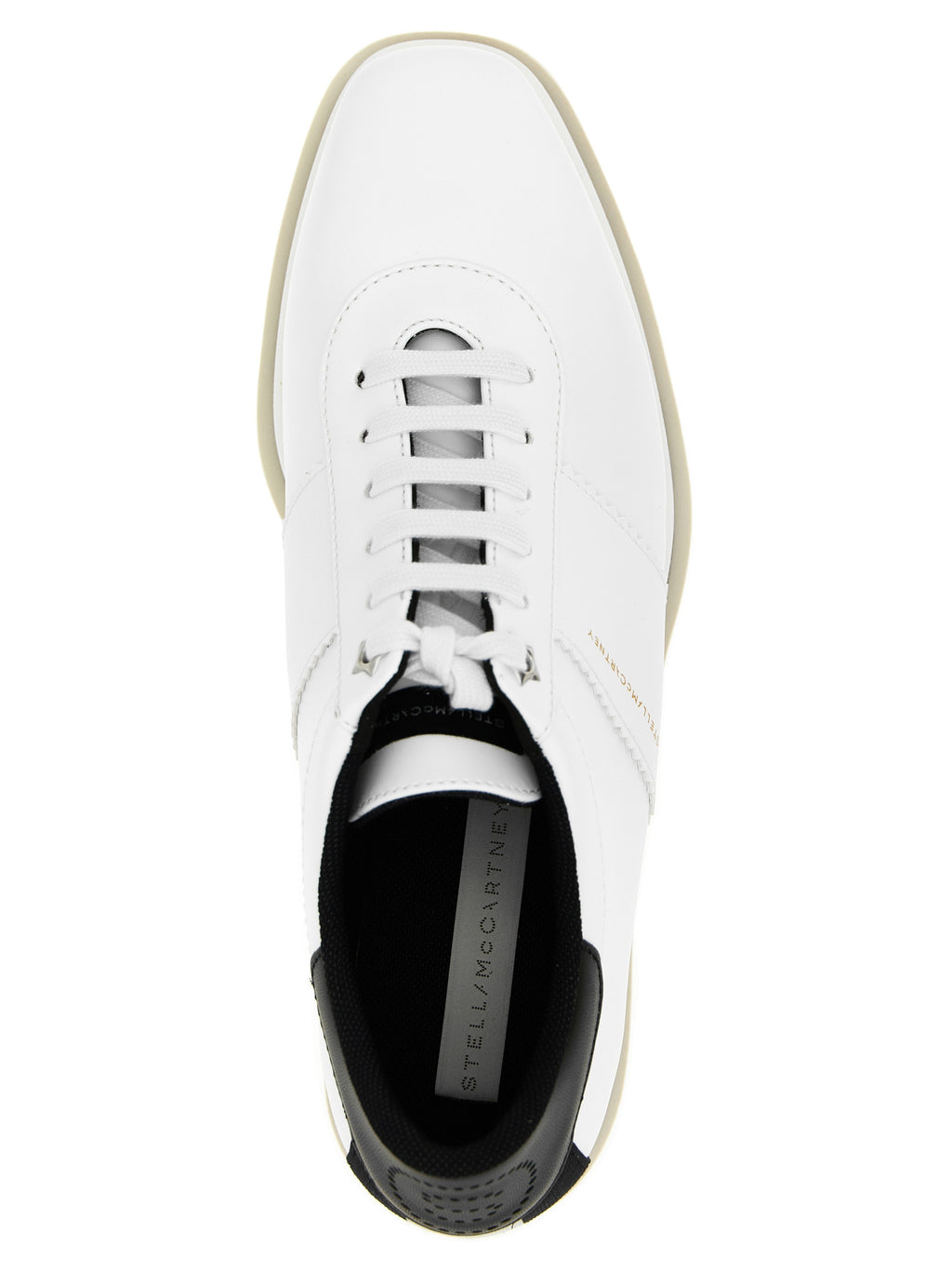 White Polyethylene Wedge Sandals
