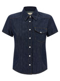 Blue Cotton Blouse
