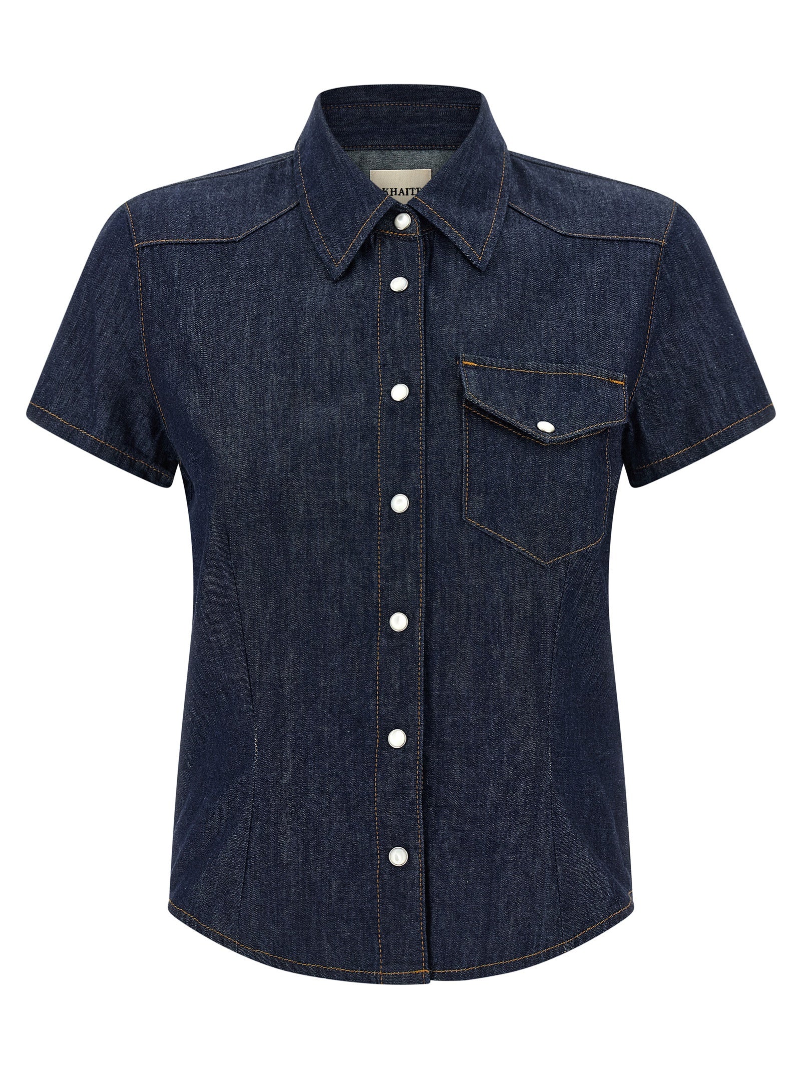 Blue Cotton Blouse