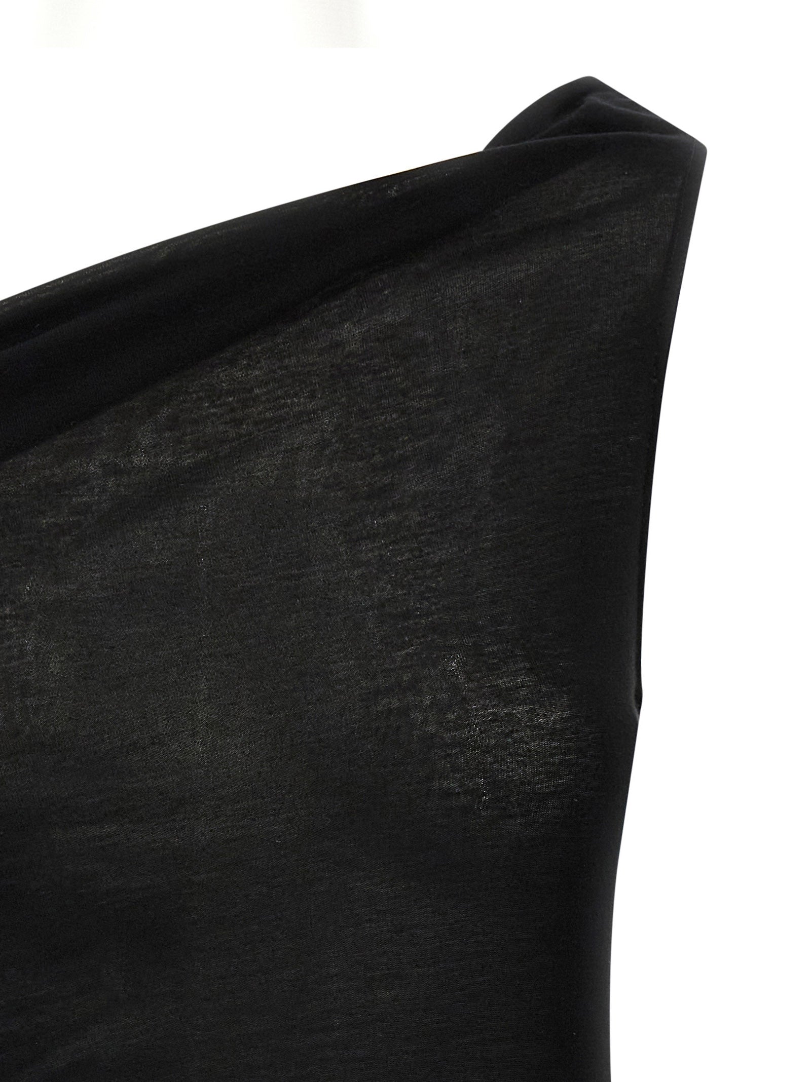 Black Viscose T-Shirt