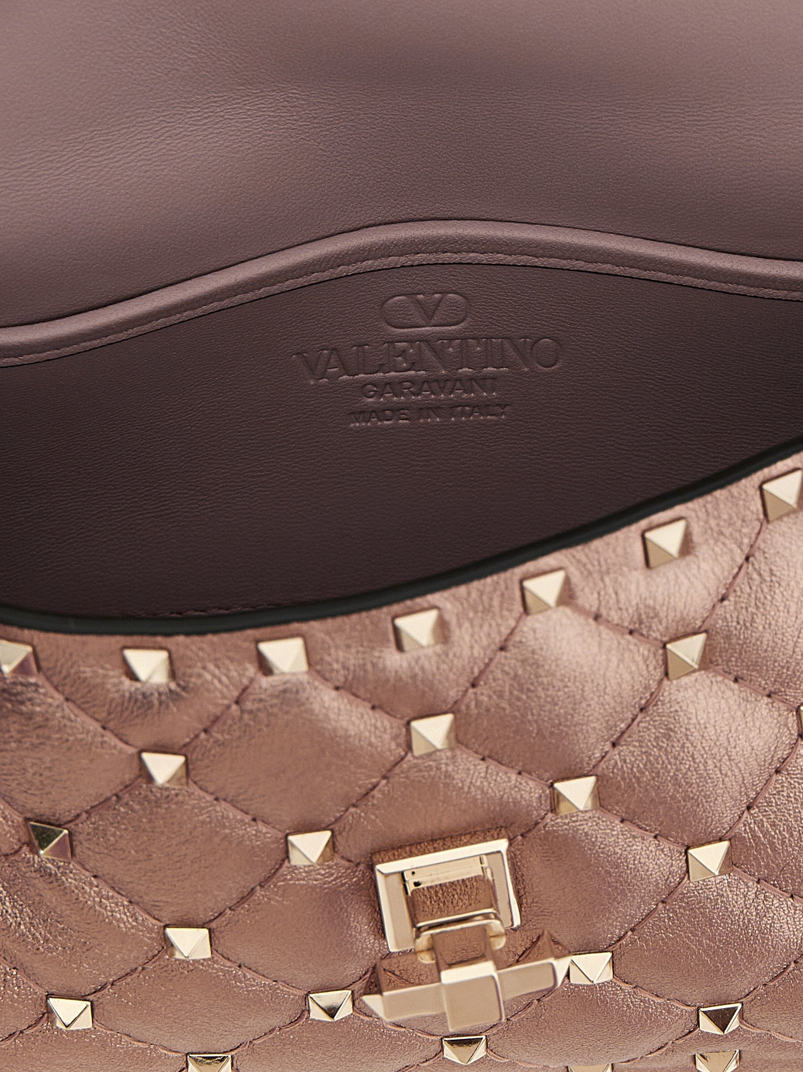 Multicolor Lamb Leather Shoulder Bag