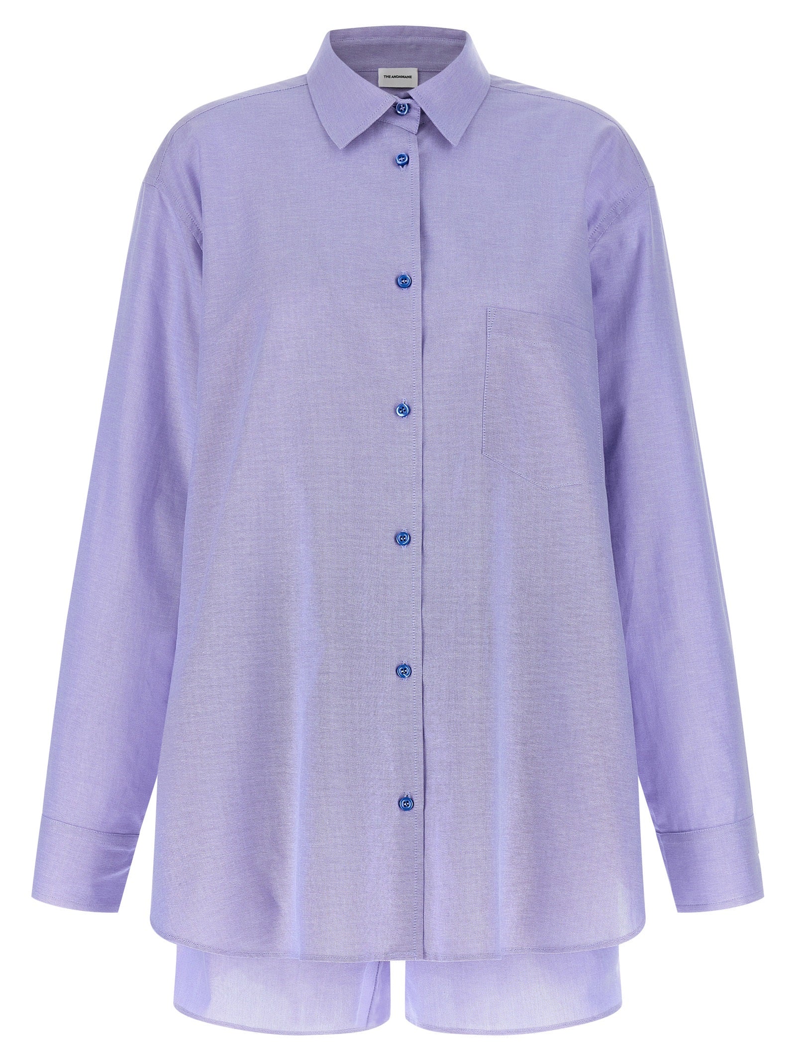 Blue Cotton Pantsuit