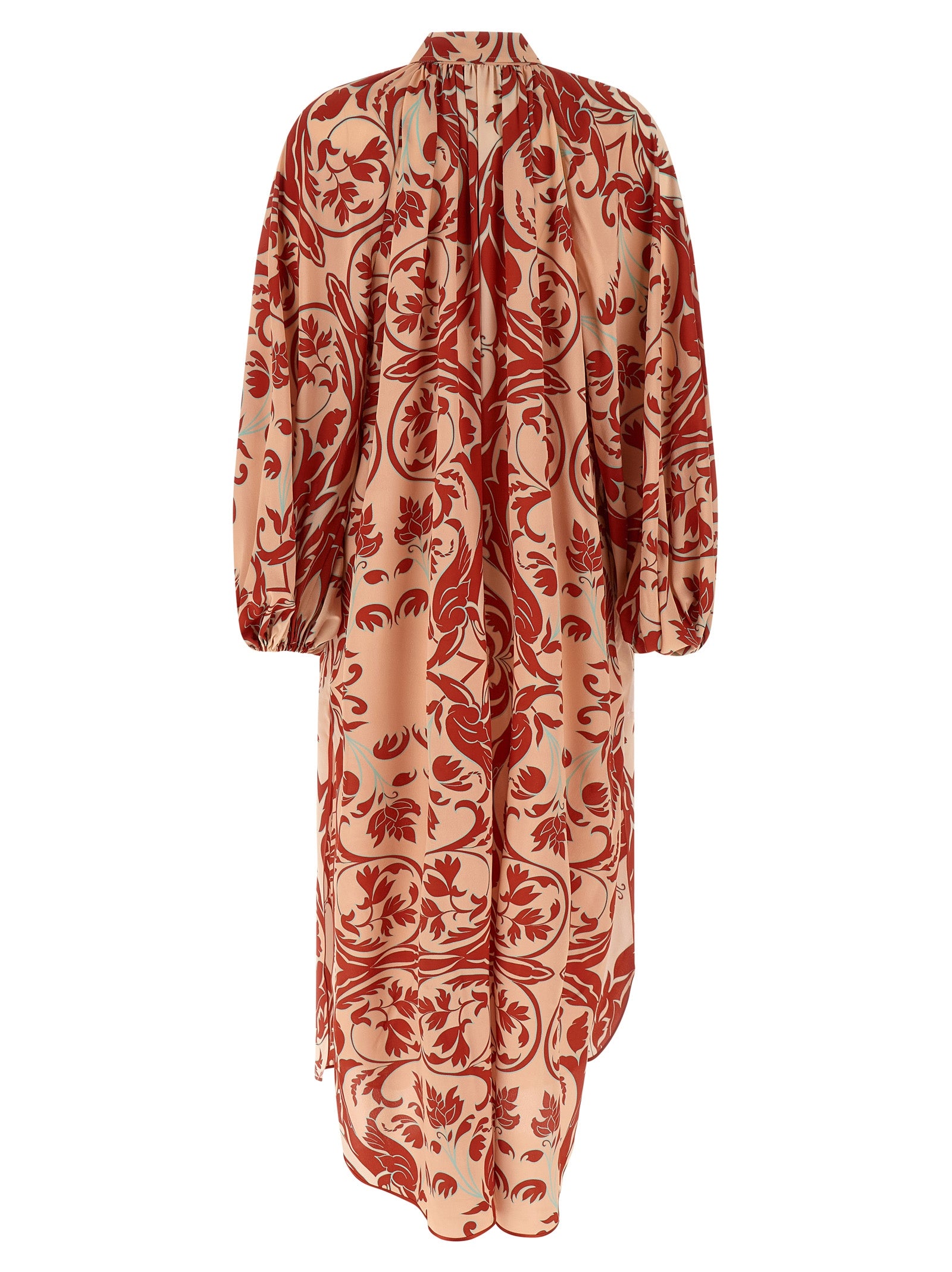 Multicolor Silk Long Dress