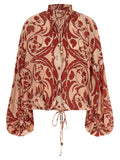 Multicolor Silk Blouse