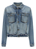 Blue Cotton Denim Jacket