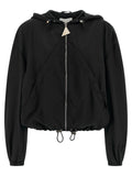 Black Polyester Bomber