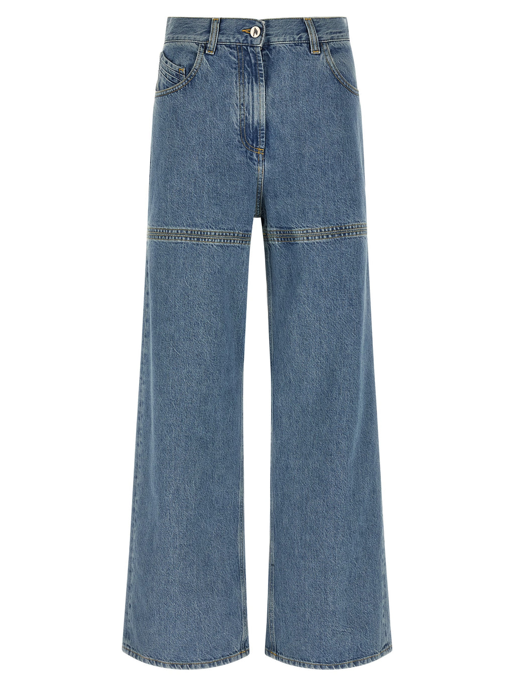 Blue Cotton Jeans Denim