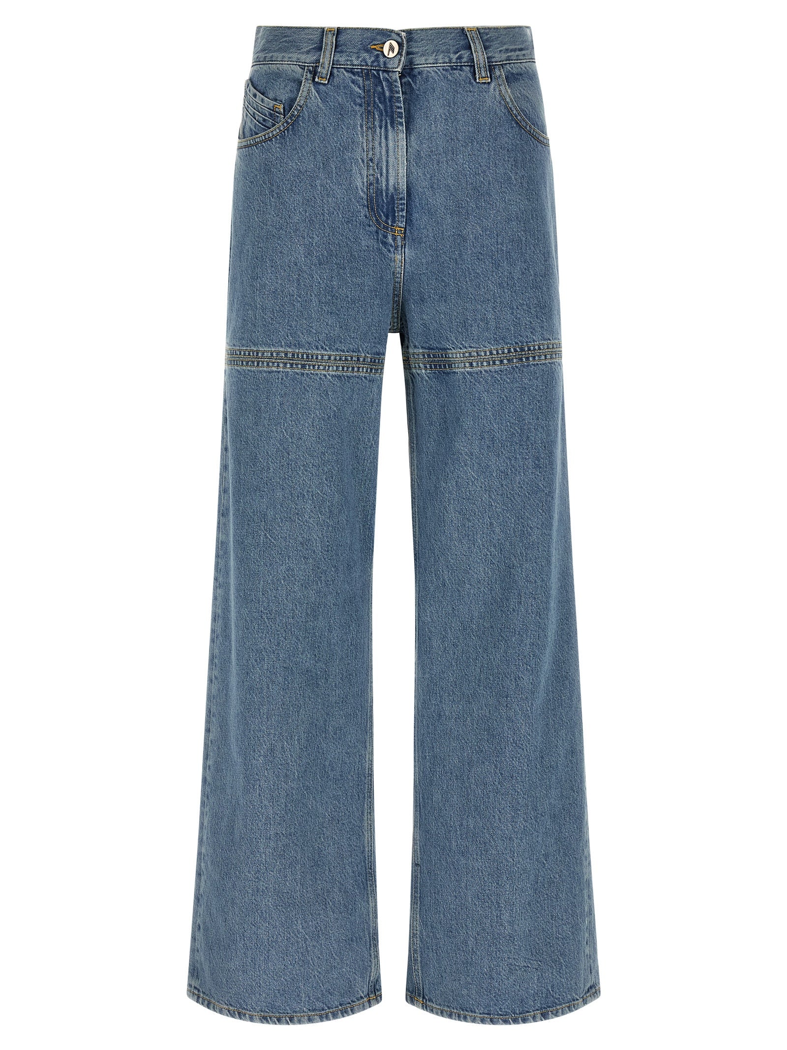Blue Cotton Jeans Denim