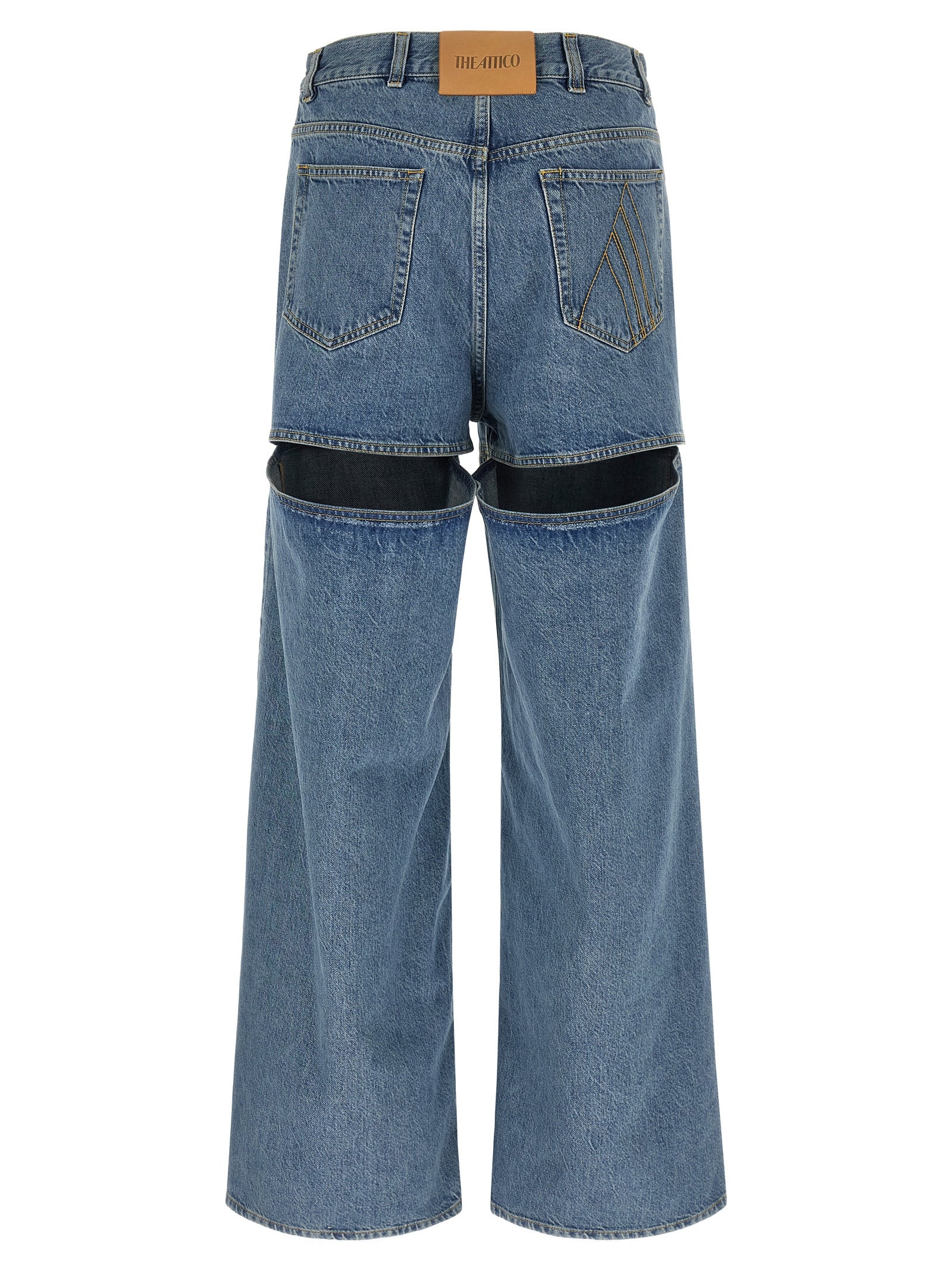 Blue Cotton Jeans Denim