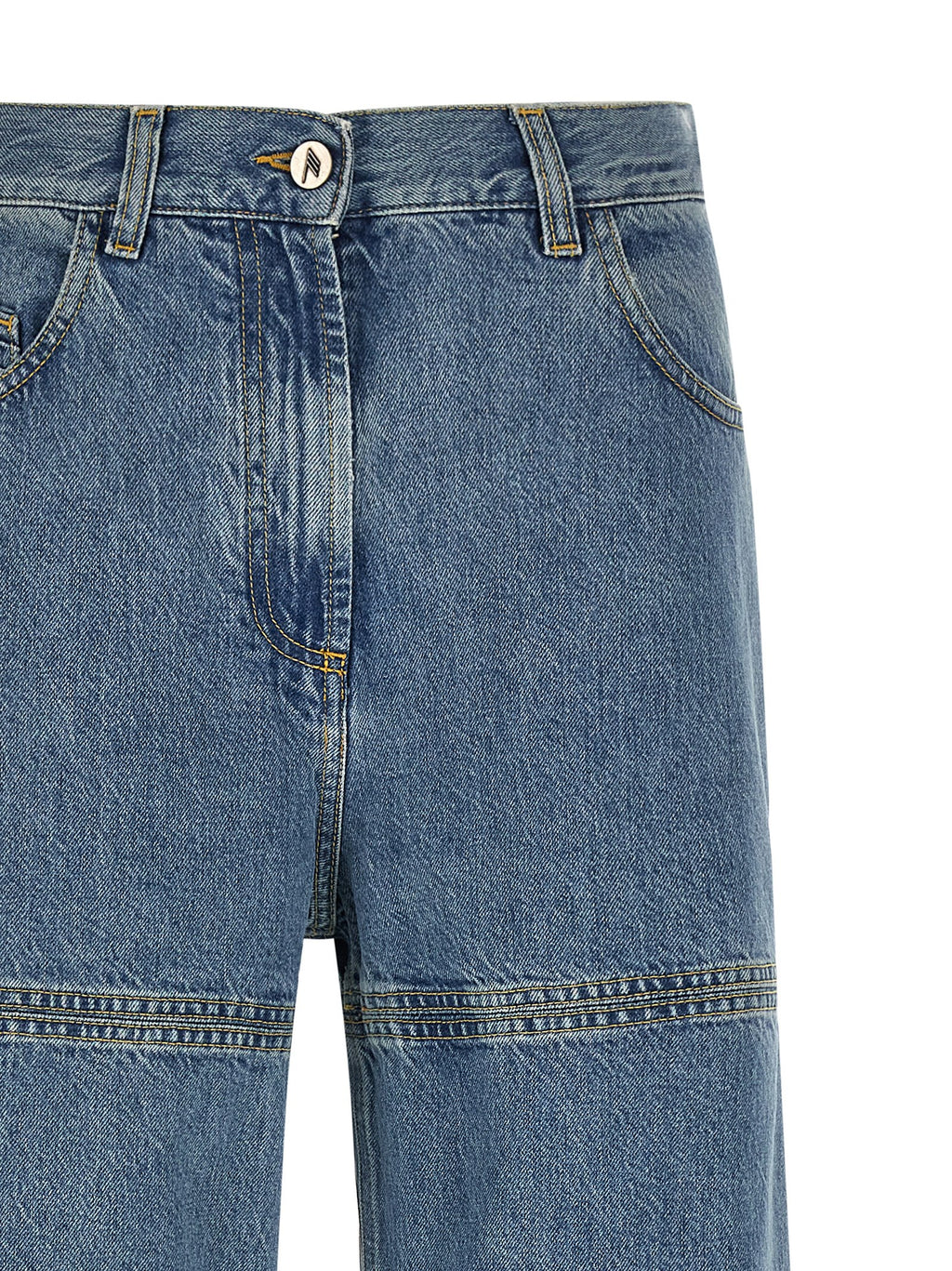 Blue Cotton Jeans Denim