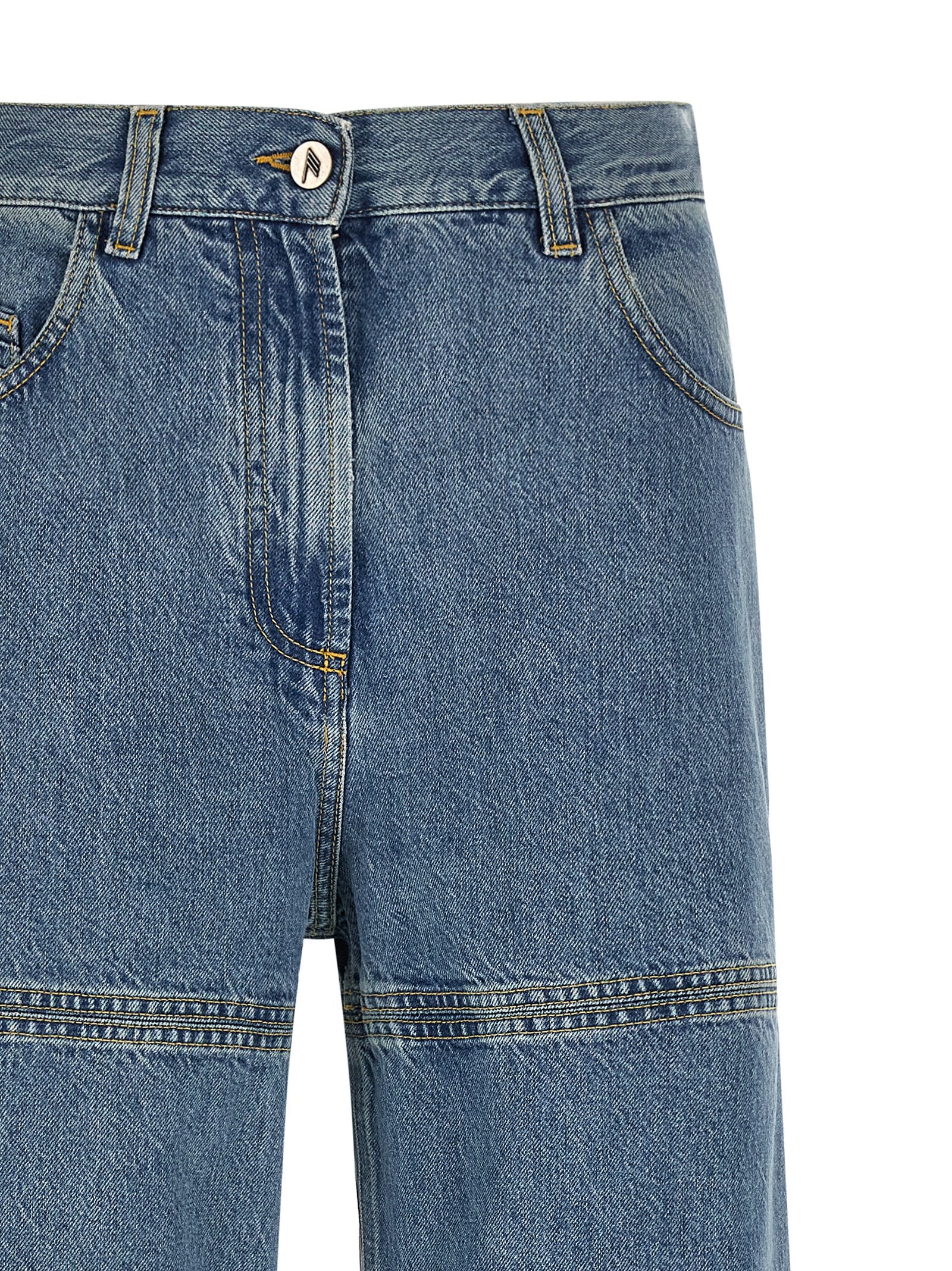 Blue Cotton Jeans Denim