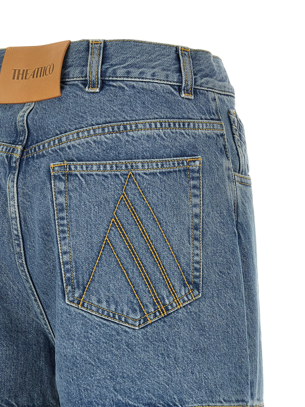 Blue Cotton Jeans Denim