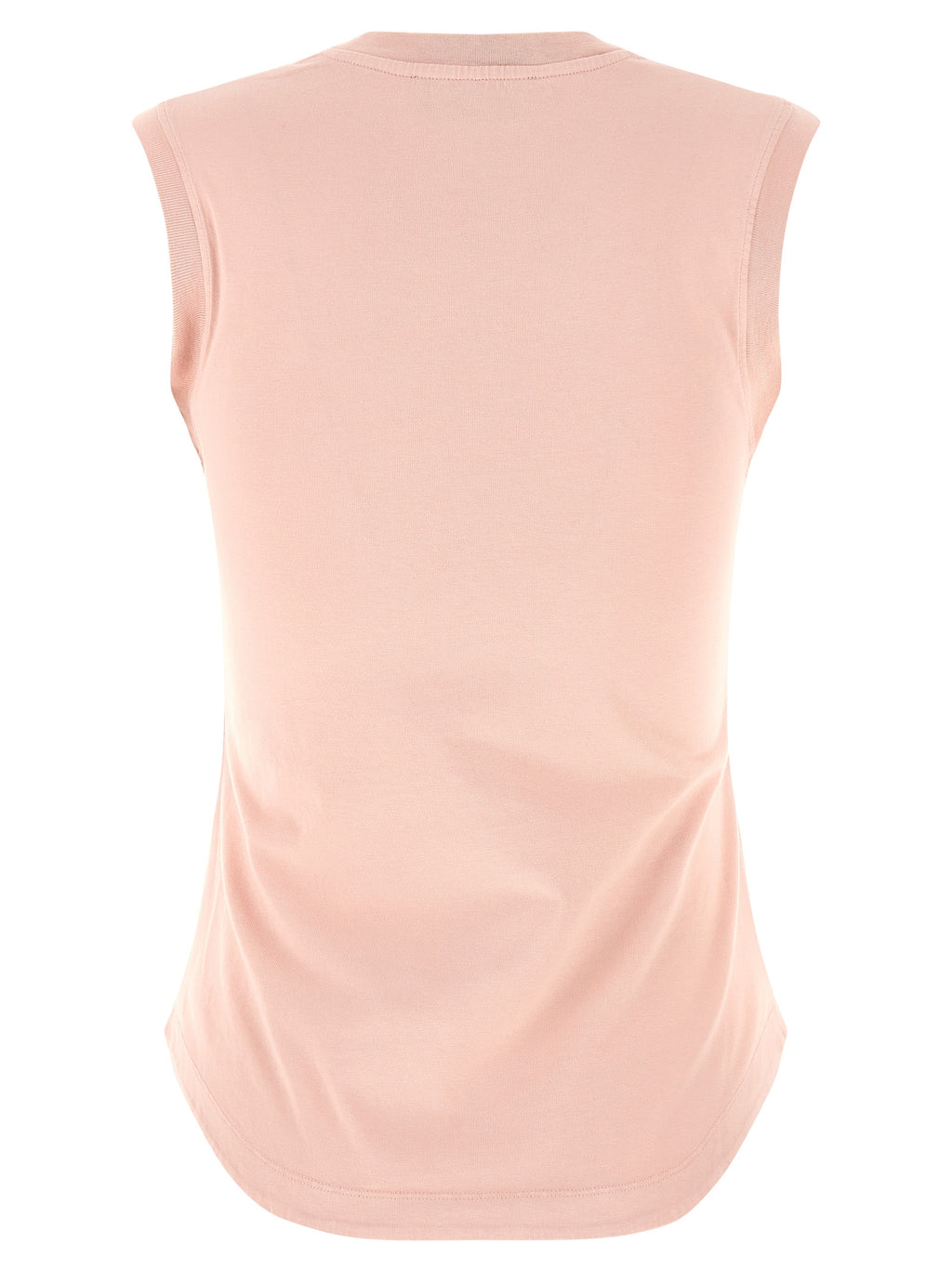 Multicolor Cotton Sleeveles T-Shirt