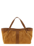 Brown Polyethylene Shoulder Bag