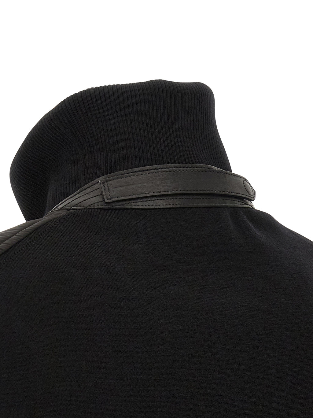 Black Wool Bomber