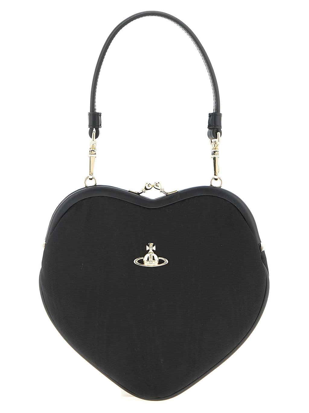 Black Viscose Handbag
