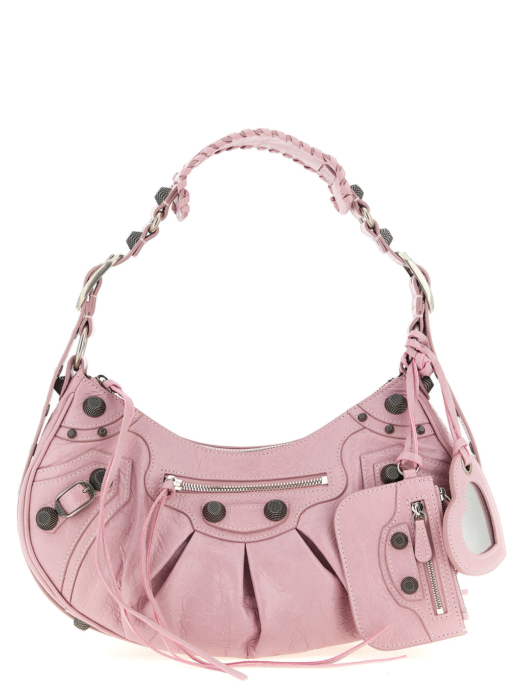Multicolor Lamb Leather Shoulder Bag