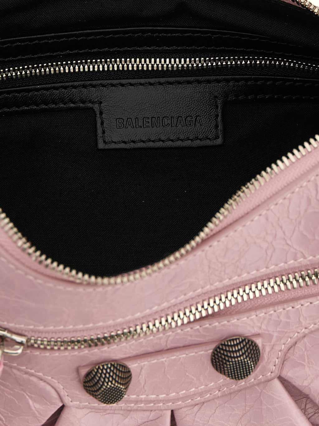 Multicolor Lamb Leather Shoulder Bag
