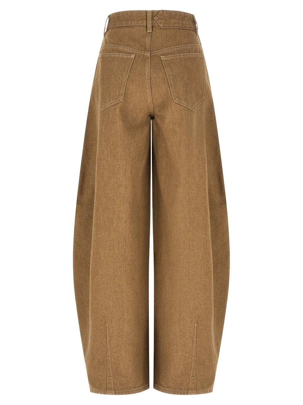 Beige Cotton Jeans Denim