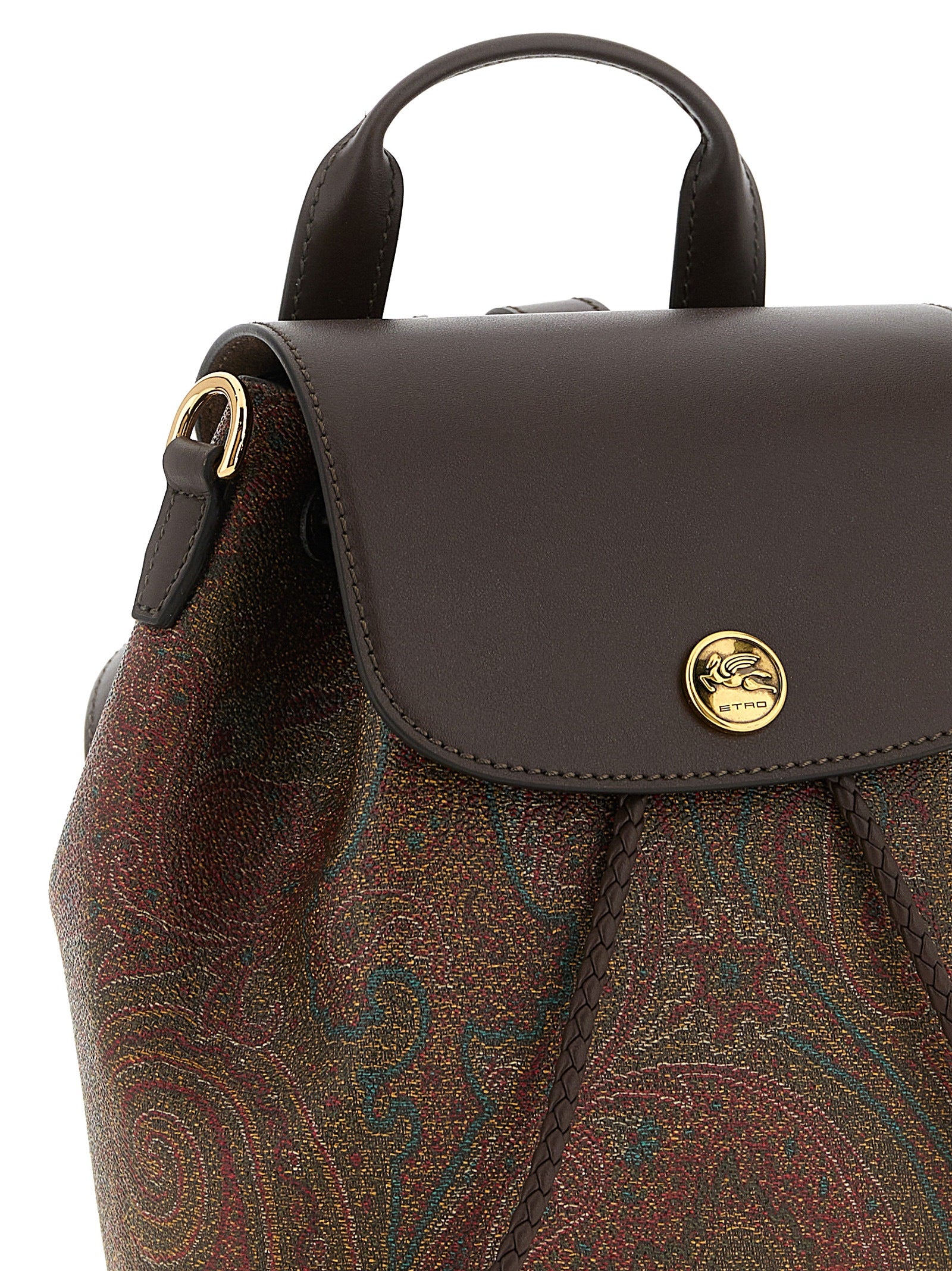 Multicolor Cotton Backpack