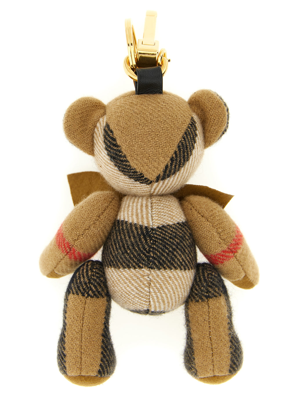 Beige Cashmere Keychain