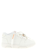 Orange Plastic Athletic Sneakers