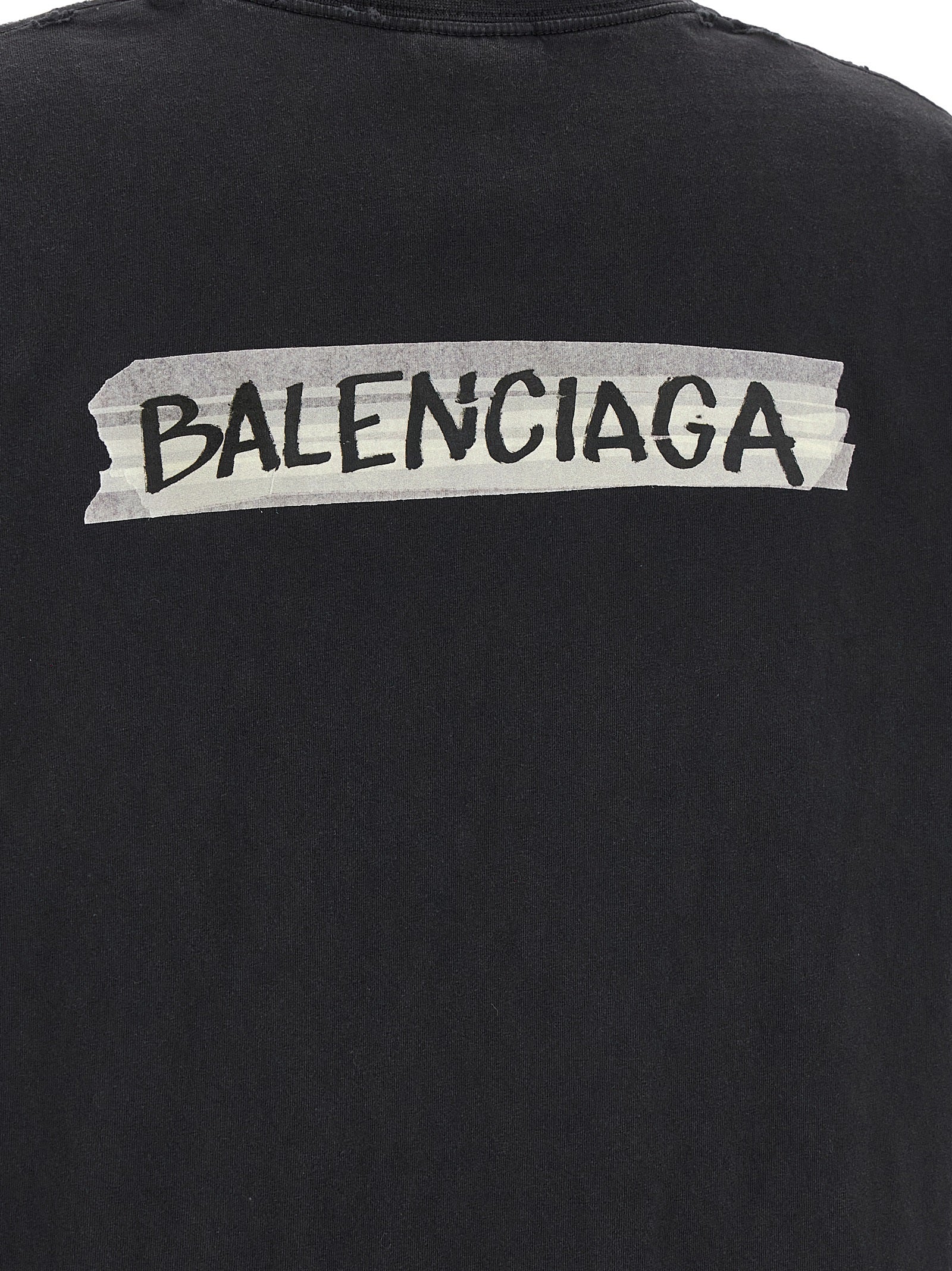 Black Cotton T-Shirt