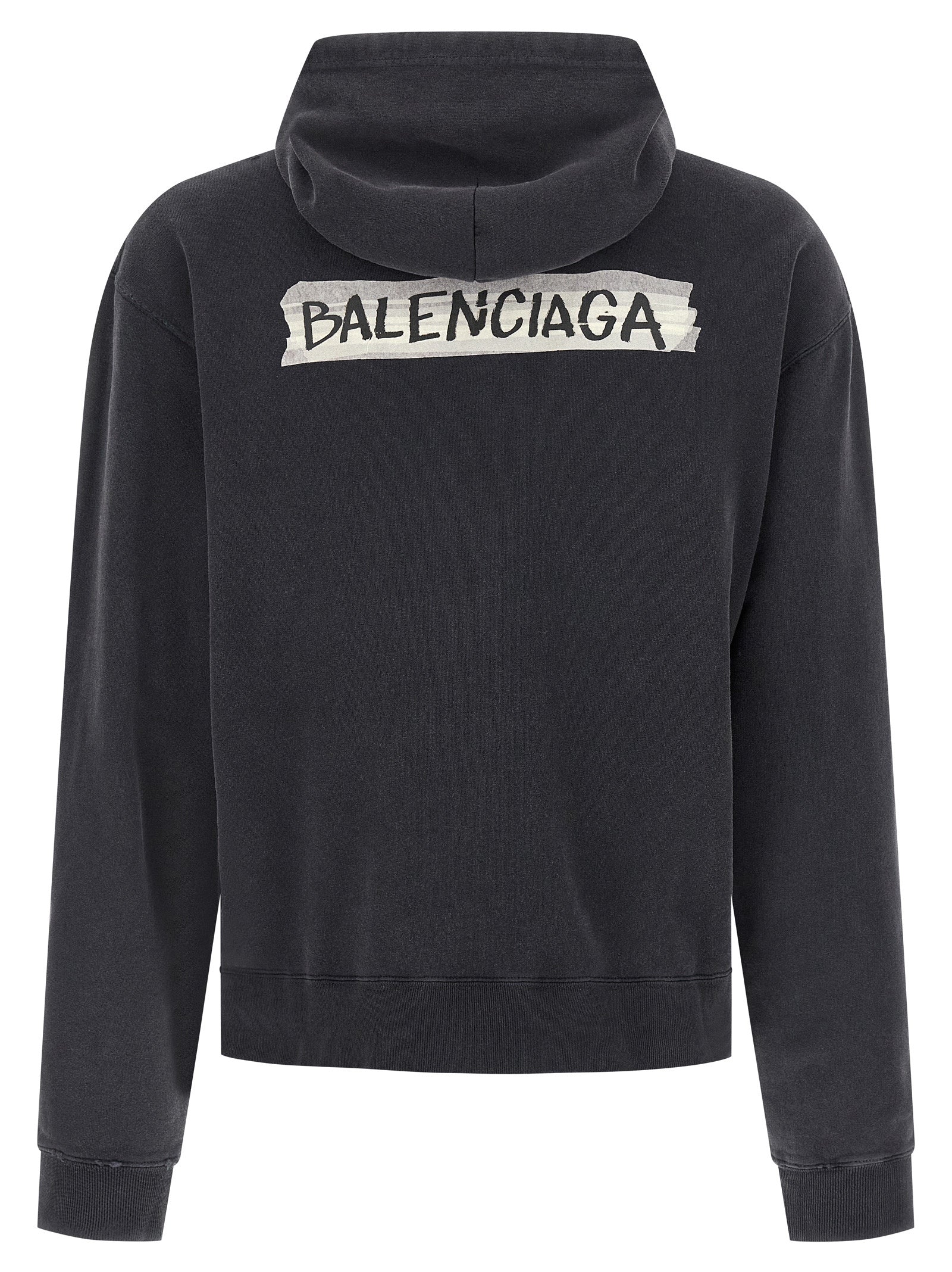 Black Cotton Sweatshirt