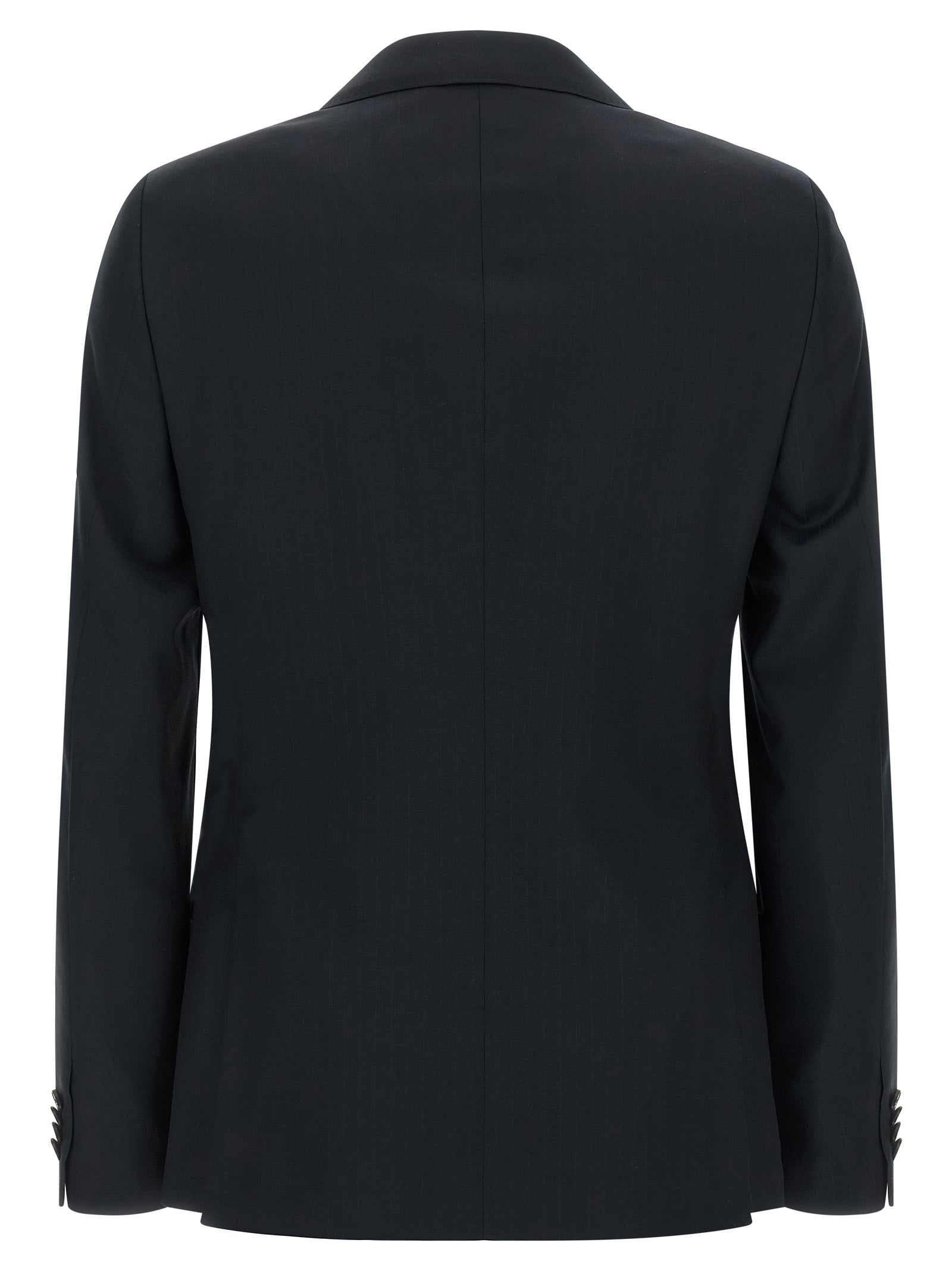 Blue Wool Two-Piece Suit