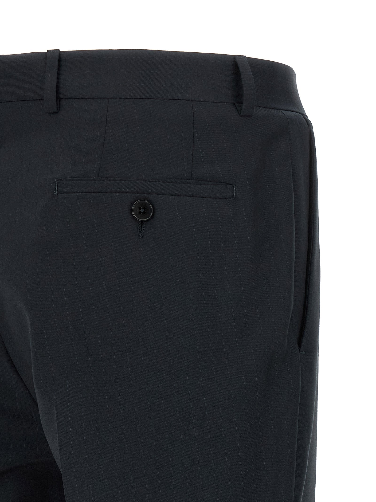 Blue Wool Two-Piece Suit