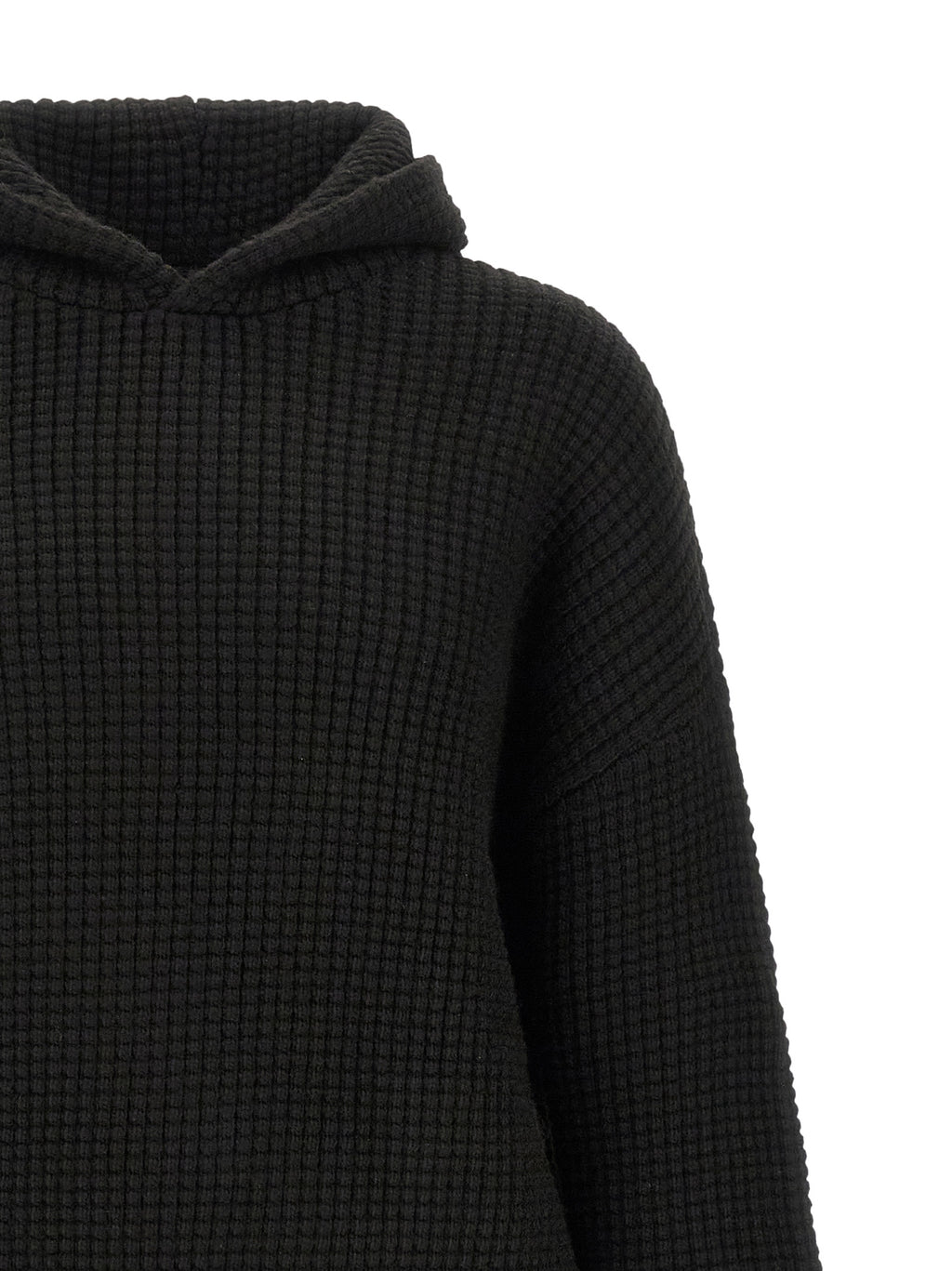 Black Polyester Sweatshirt