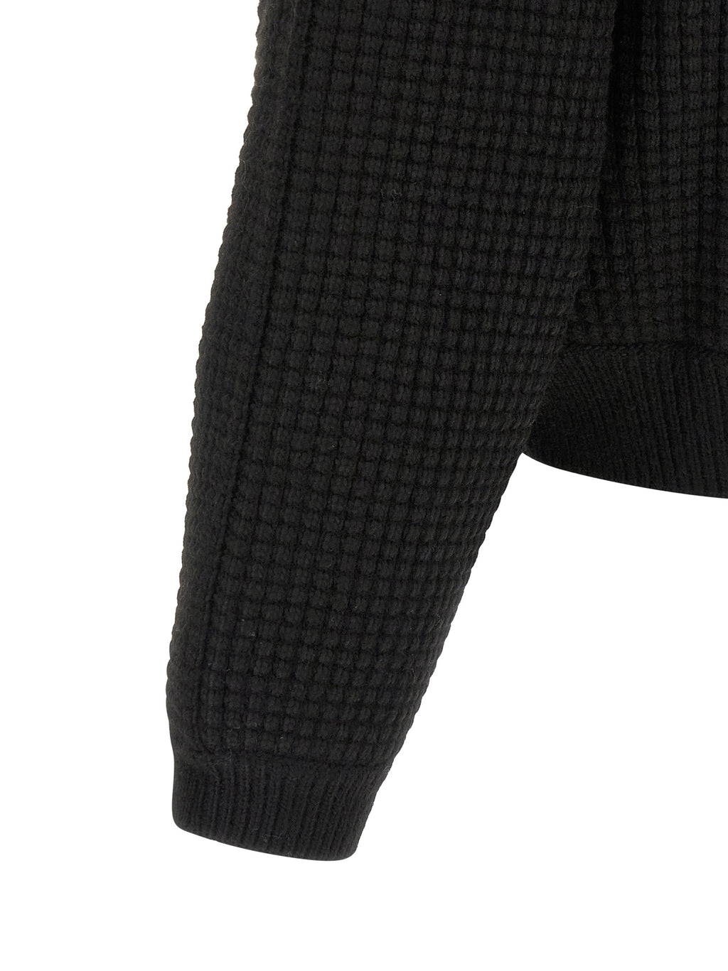 Black Polyester Sweatshirt