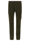 Bicolor Cotton Cargo Pants