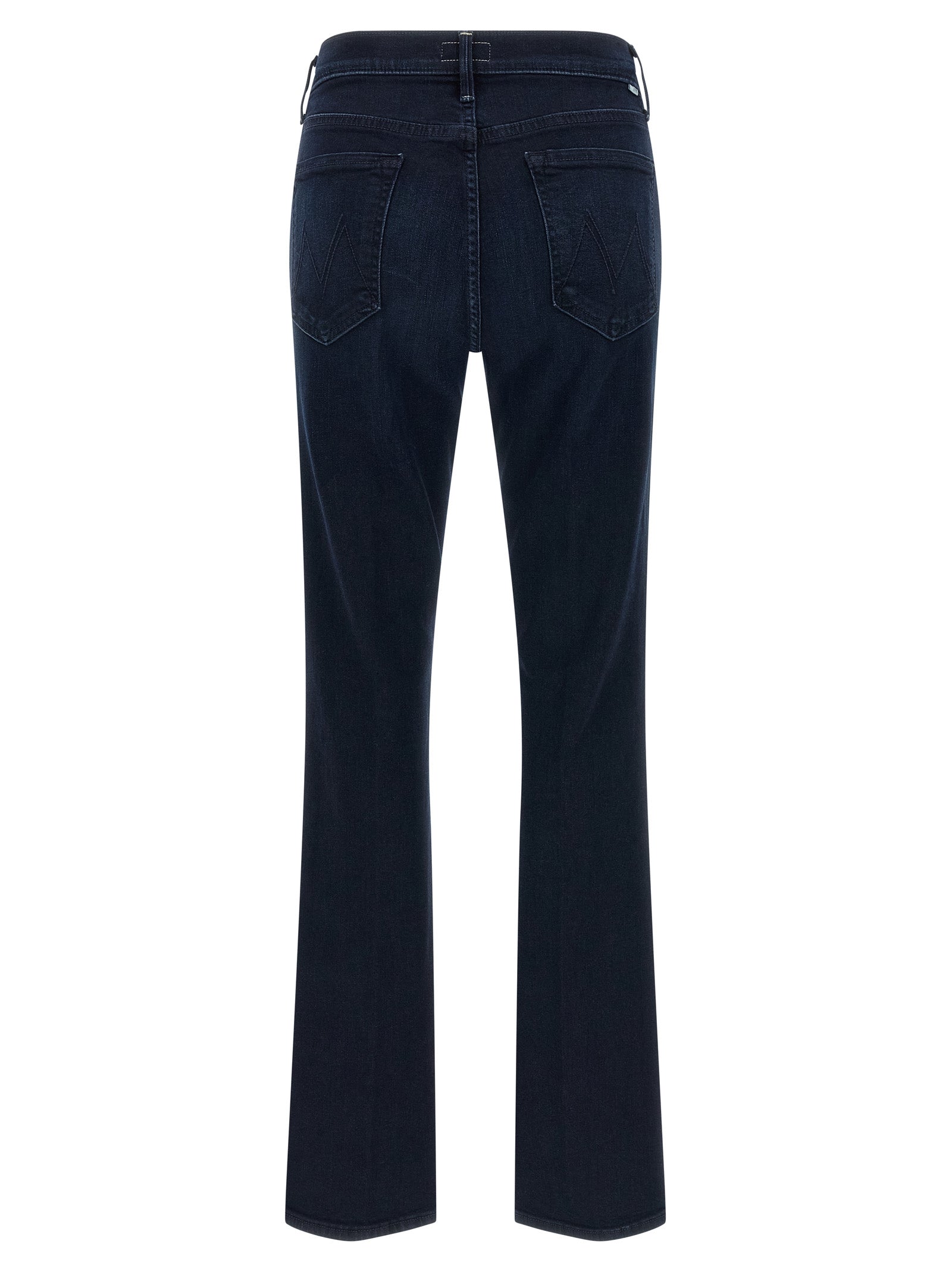 Blue Cotton Flared Jeans