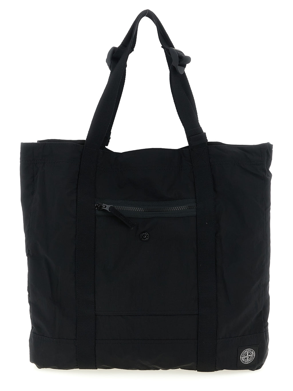Black Polyamide Tote Bag