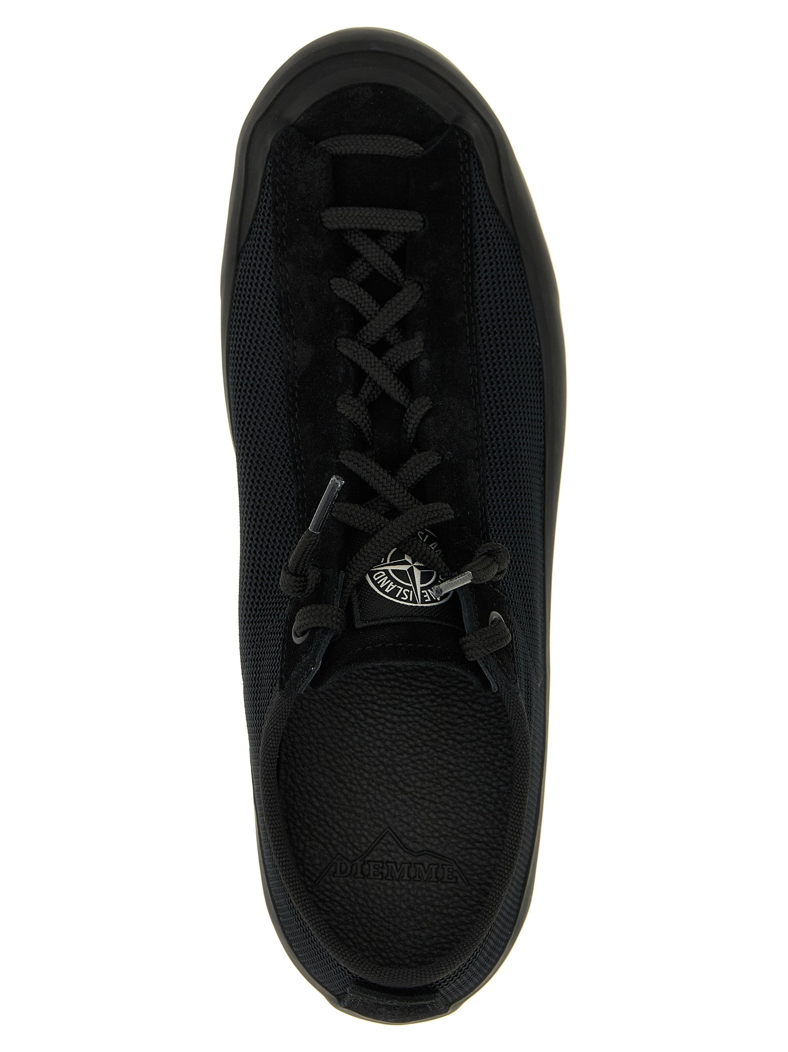 Black Calfskin Athletic Sneakers