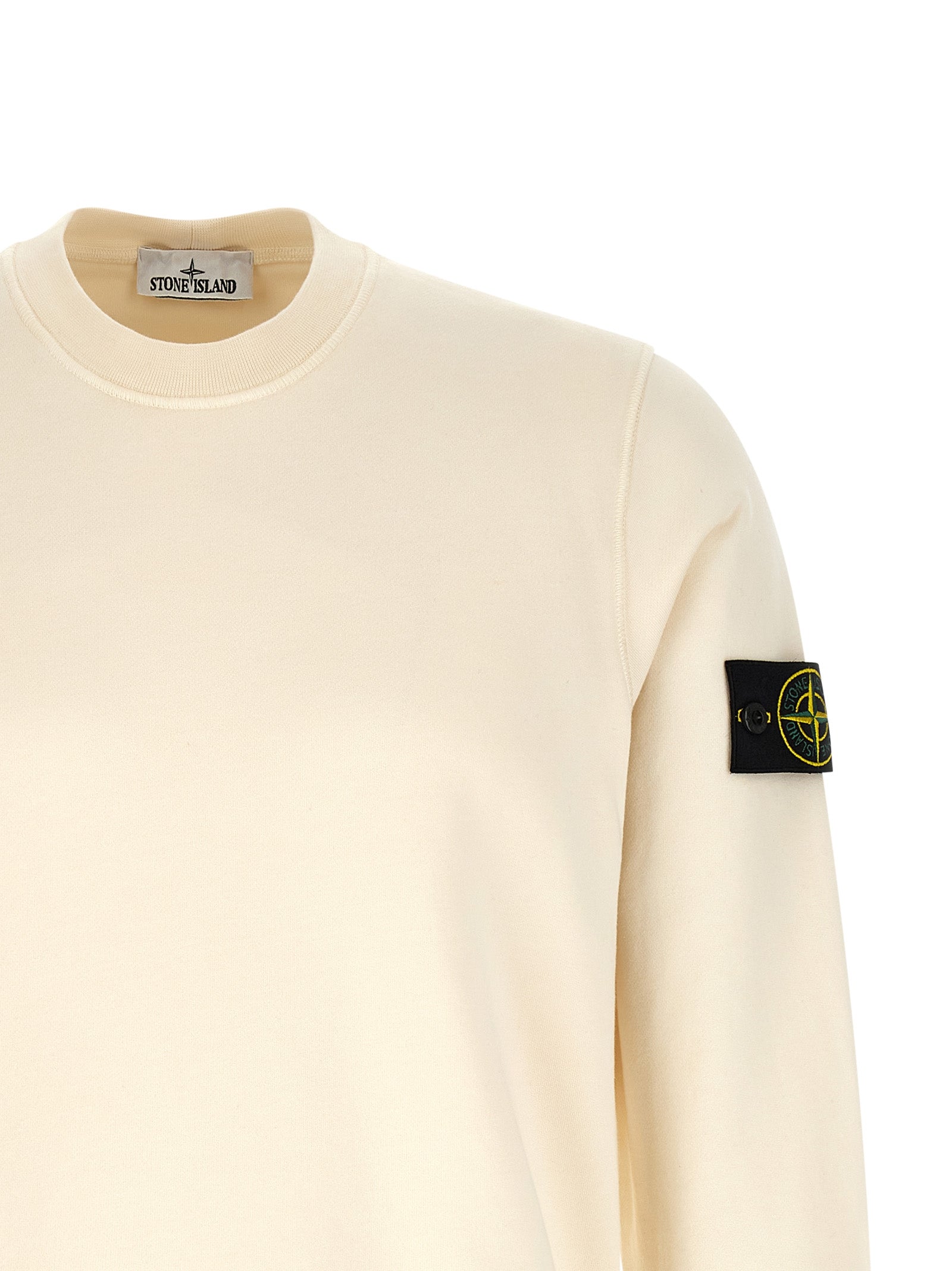 Beige Cotton Sweatshirt