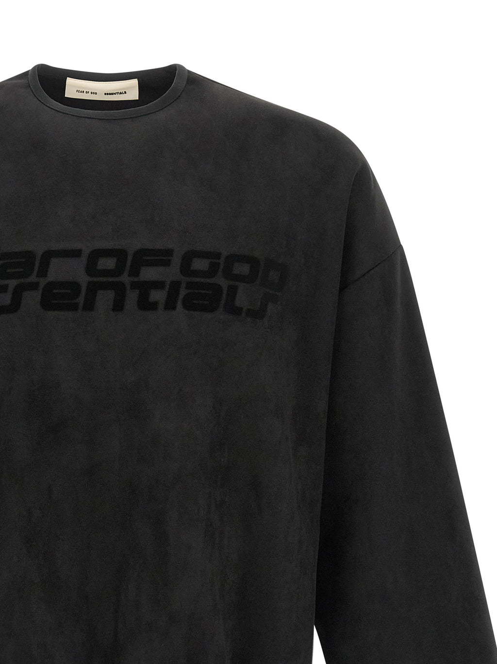 Black Polyester Sweatshirt