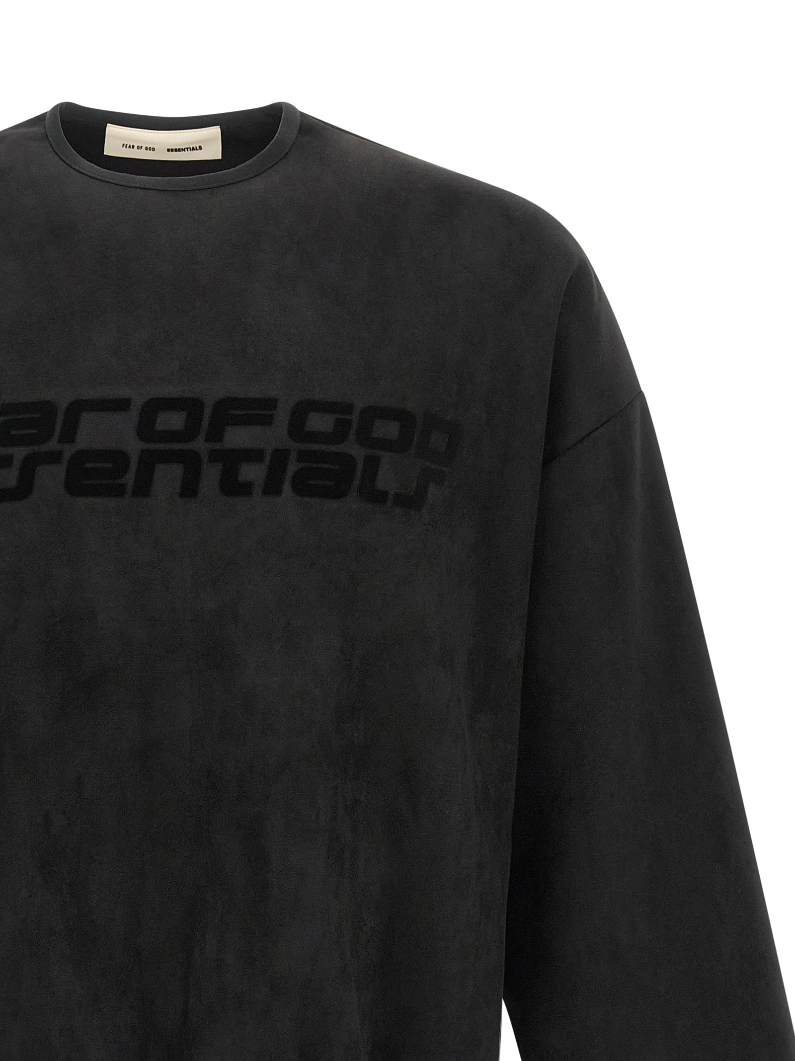 Black Polyester Sweatshirt