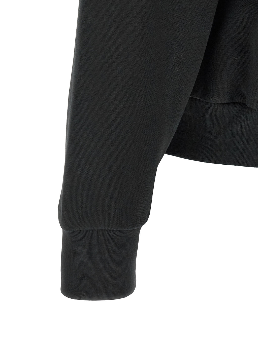 Black Cotton Sweatshirt