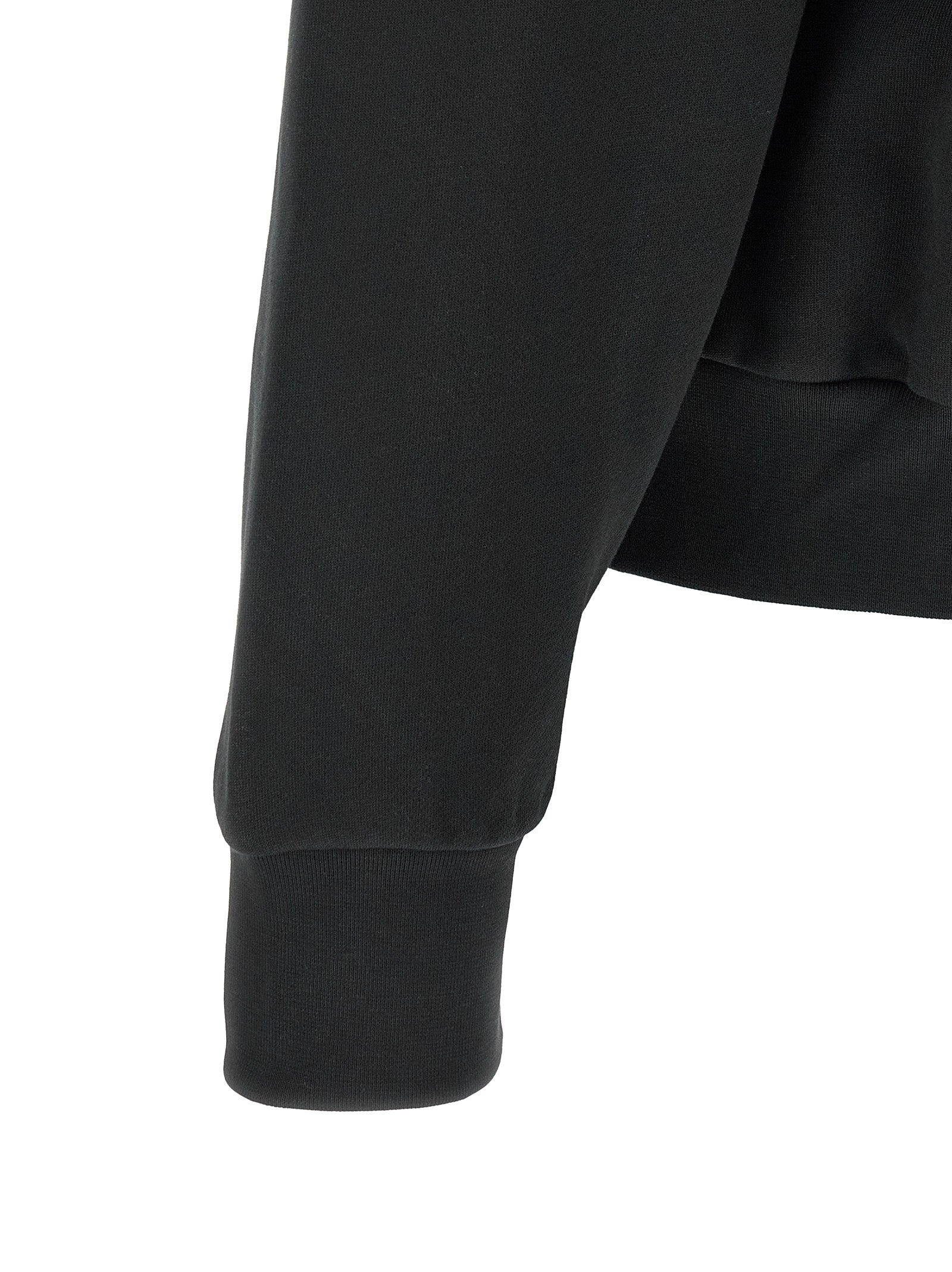 Black Cotton Sweatshirt