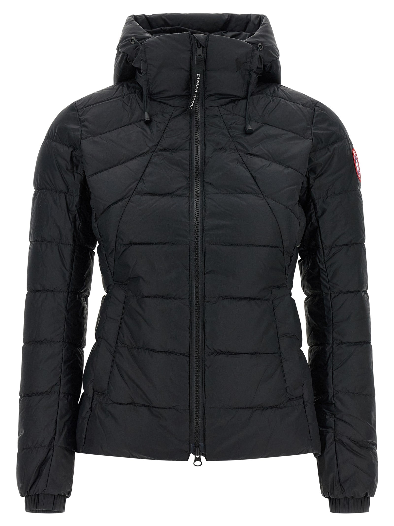 Black Polyamide Full-Length Jacket